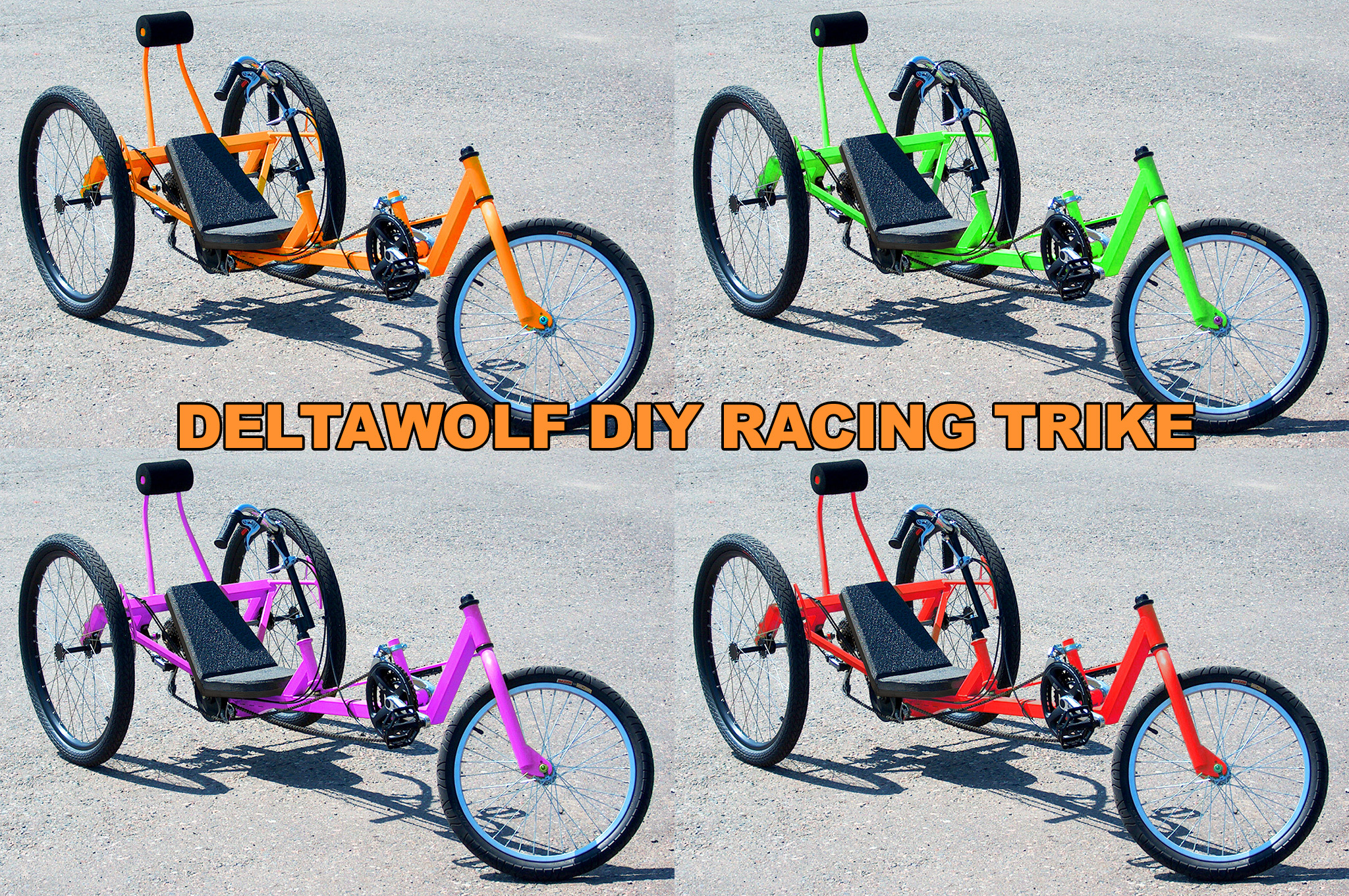 DeltaWolf Racing Trike - diy delta trike